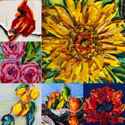 Meg Quinlisk - Loving to Paint - Mosaic Classes