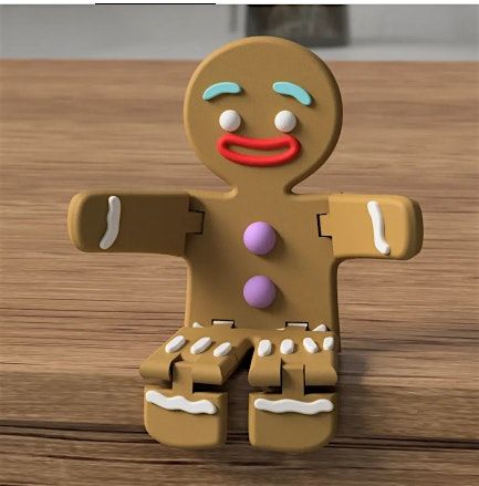 3D Design with TinkerCAD Pt 2- Decorate a Gingerbread Man