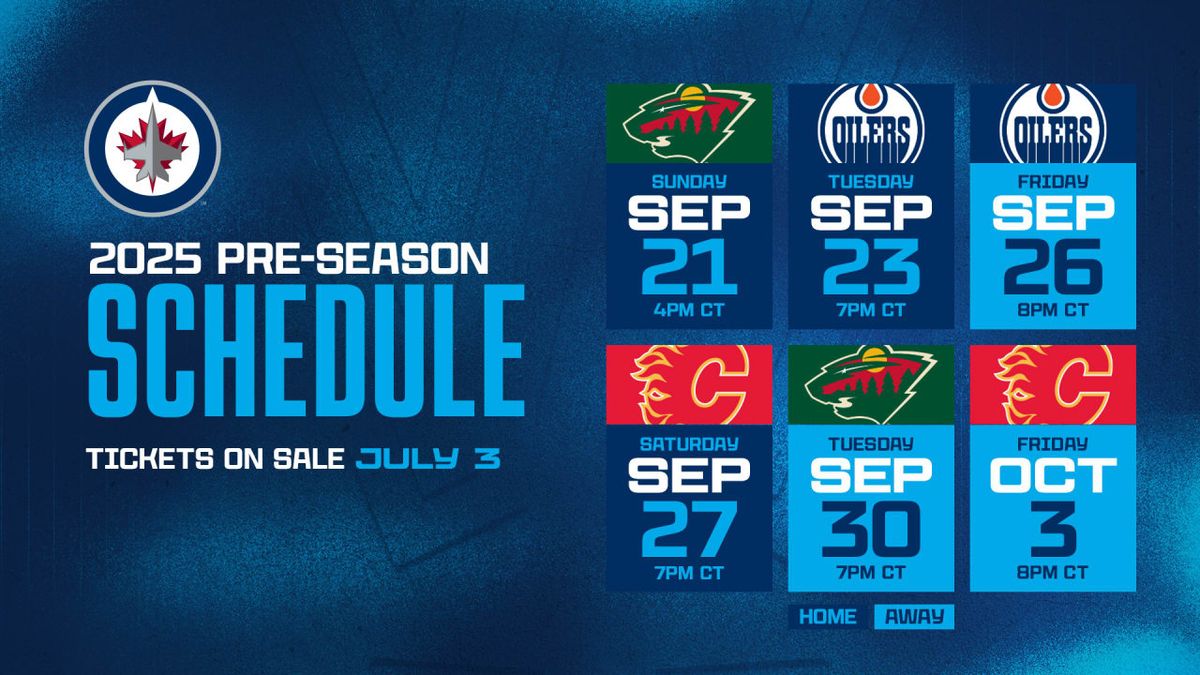 Winnipeg Jets vs. Edmonton Oilers