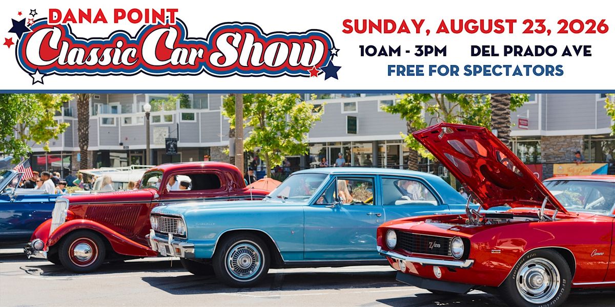 2026 Dana Point Classic Car  Show