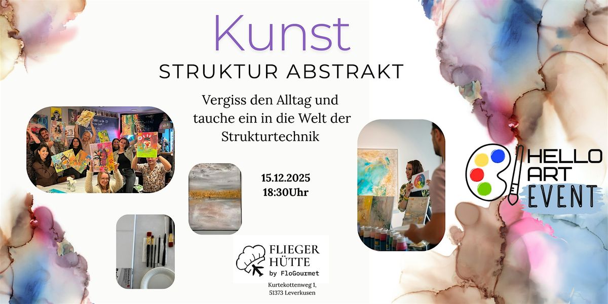 Kunst Workshop Struktur Abstrakt