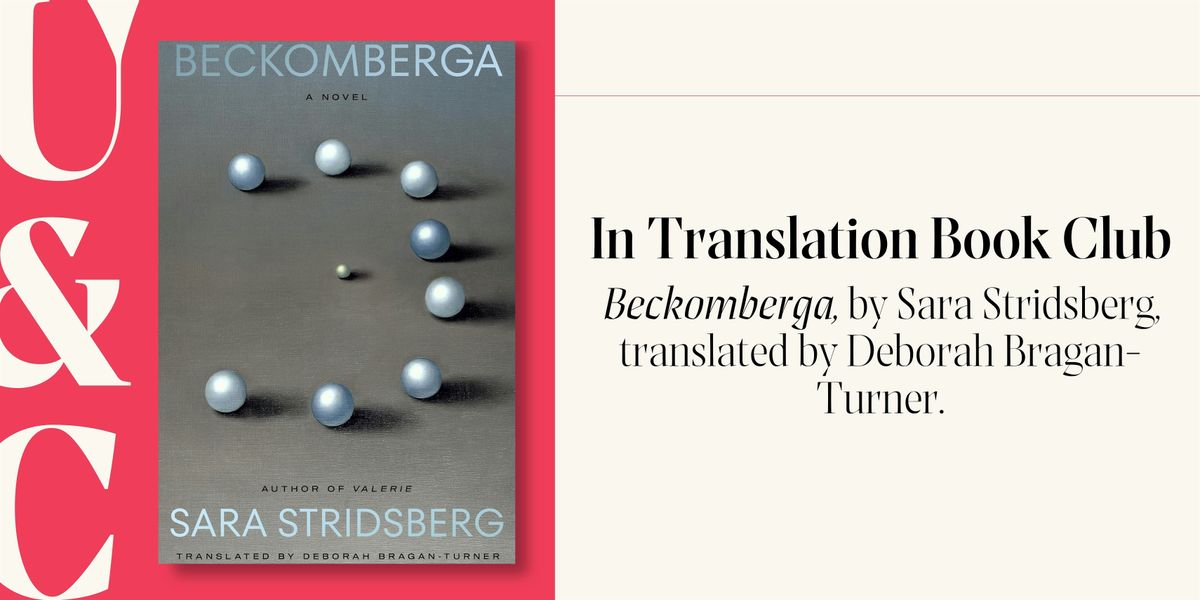 Upstart In Translation Book Club: Beckomberga