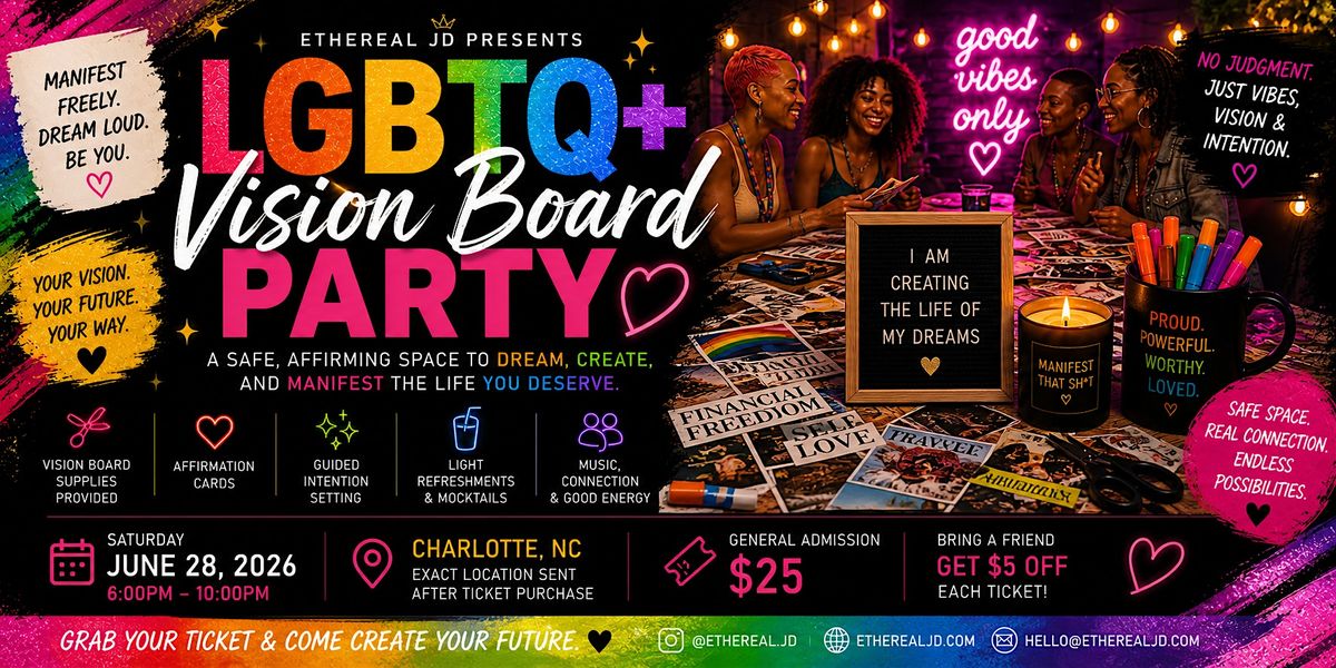 LGBTQ+ Vision Board Party | Charlotte, NC