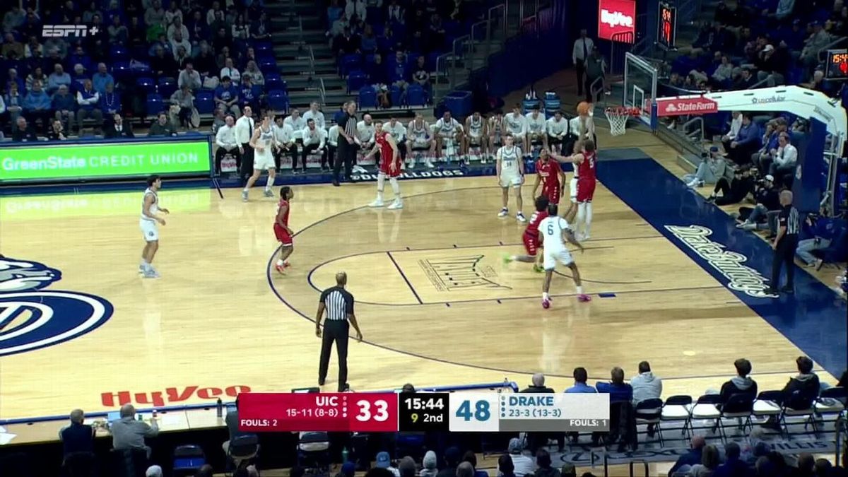 UIC Flames at Drake Bulldogs Mens Basketball