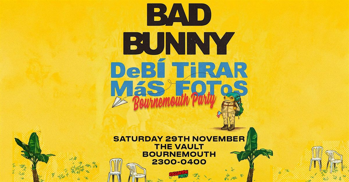 Bad Rabbit Party Bad Bunny Party (Bournemouth) at The Vault Nightclub Bournemouth on ...
