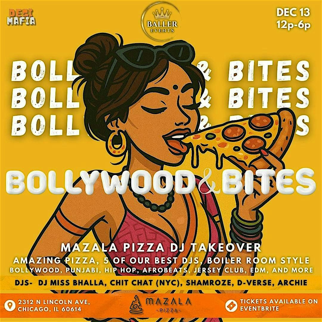 Bollywood & Bites - Mazala Pizza Boiler Room DJ Takeover