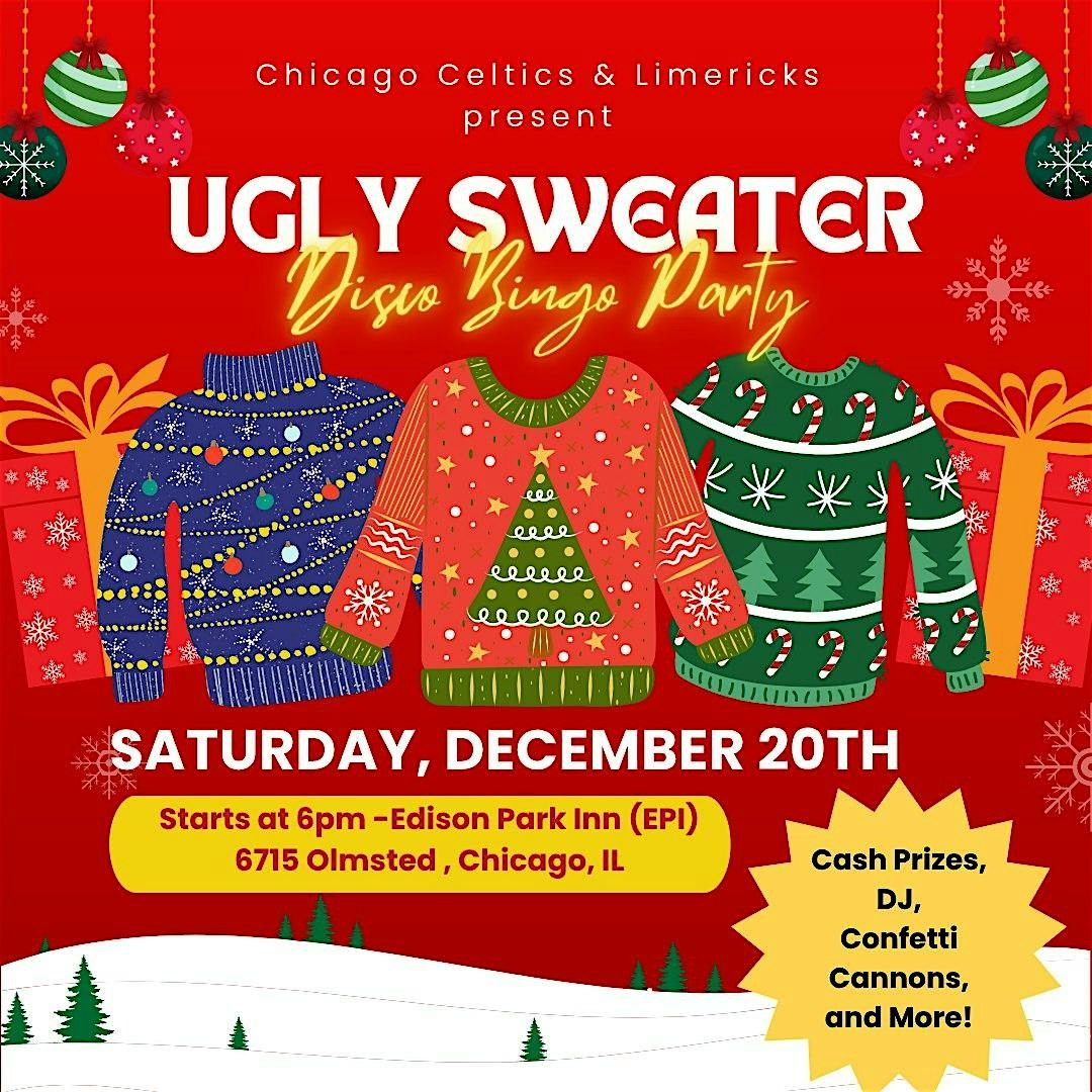 Ugly Sweater Disco Bingo