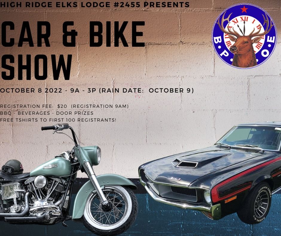 High Ridge Elks 2455 Annual Fall Car & Bike Show 2808 Old Hunning Rd
