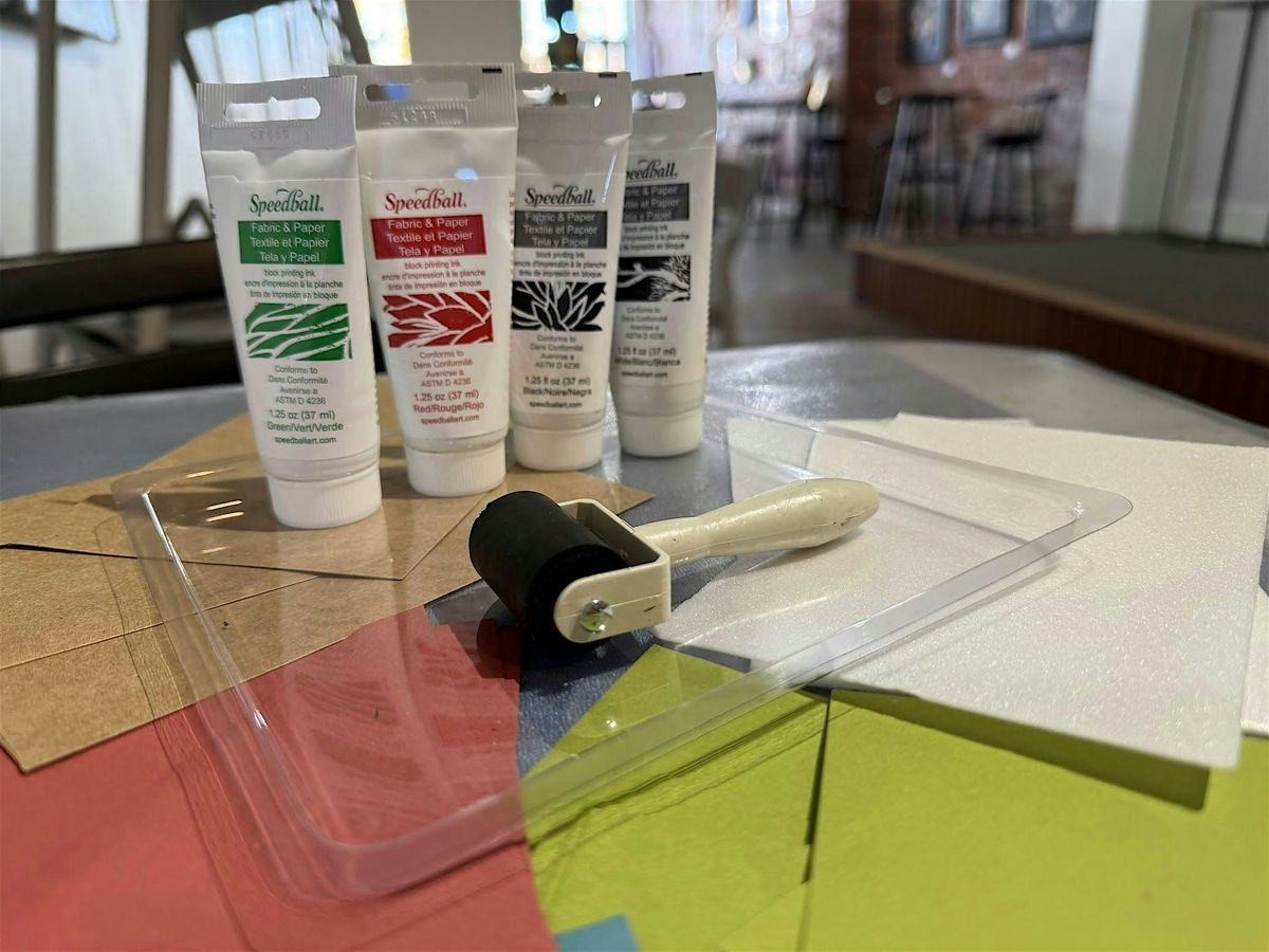 Card Making with Foam Prints for the Holidays or for Fun