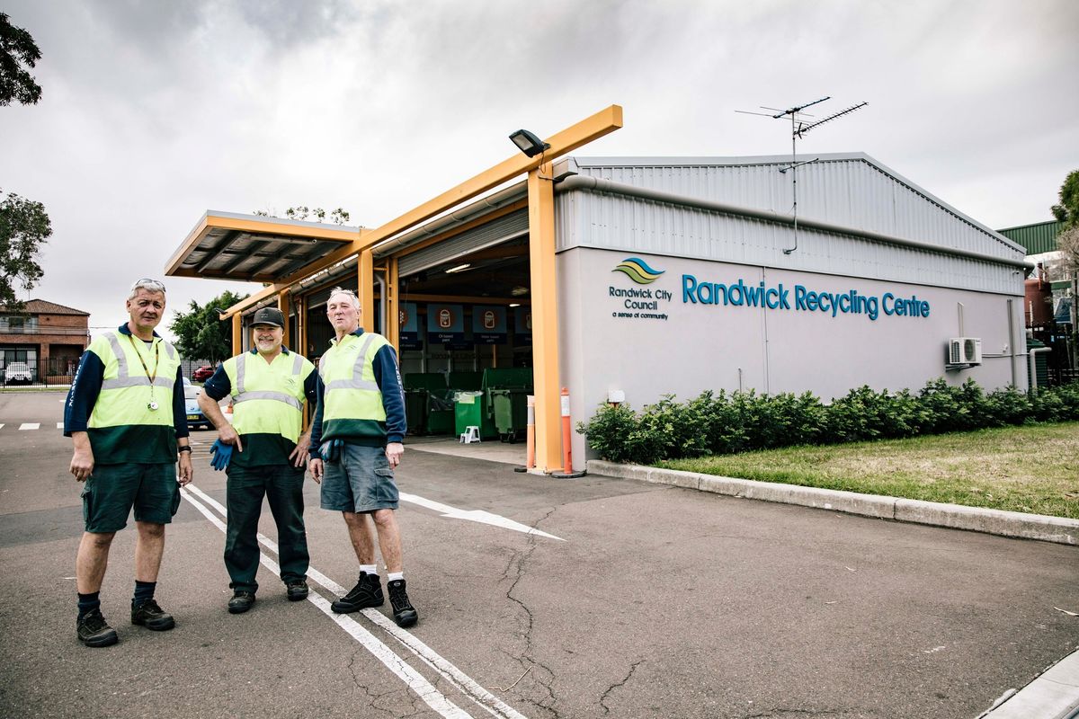 Tour of Randwick Recycling Centre Randwick City Council Recycling