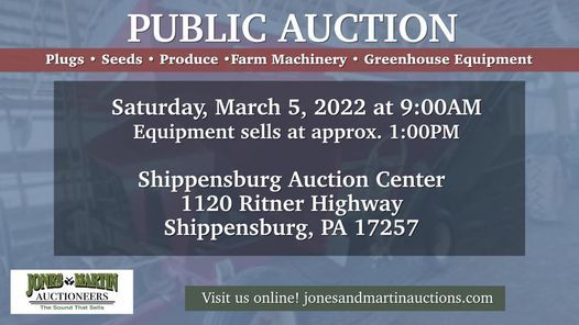 Annual Produce & Equipment Consignment Auction!