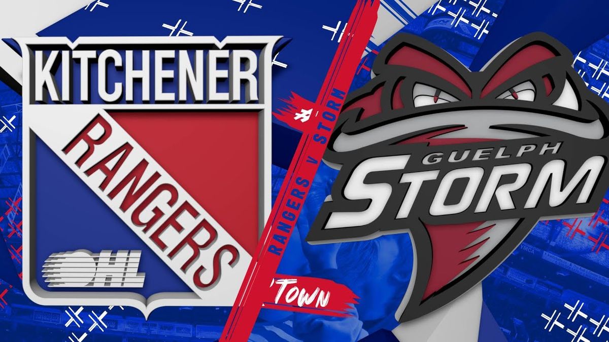 Guelph Storm at Kitchener Rangers