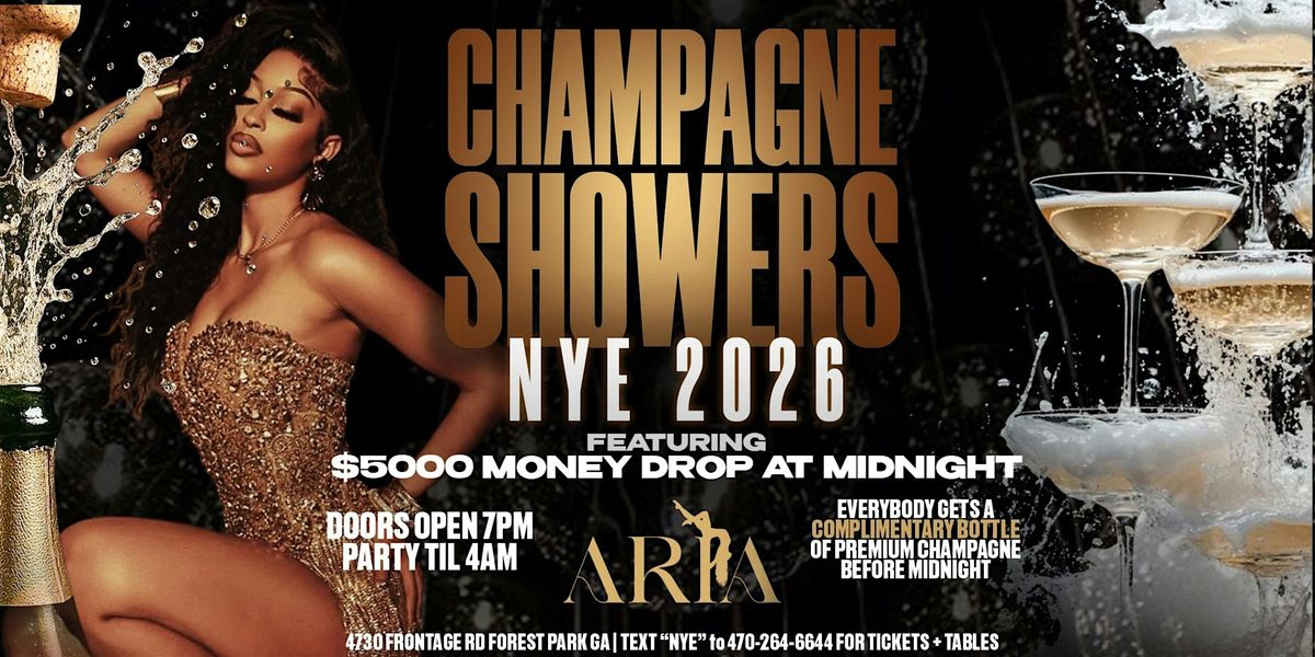 CHAMPAGNE SHOWERS \u2013 NYE 2026 @ ARIA | $5,000 Money Drop at Midnight