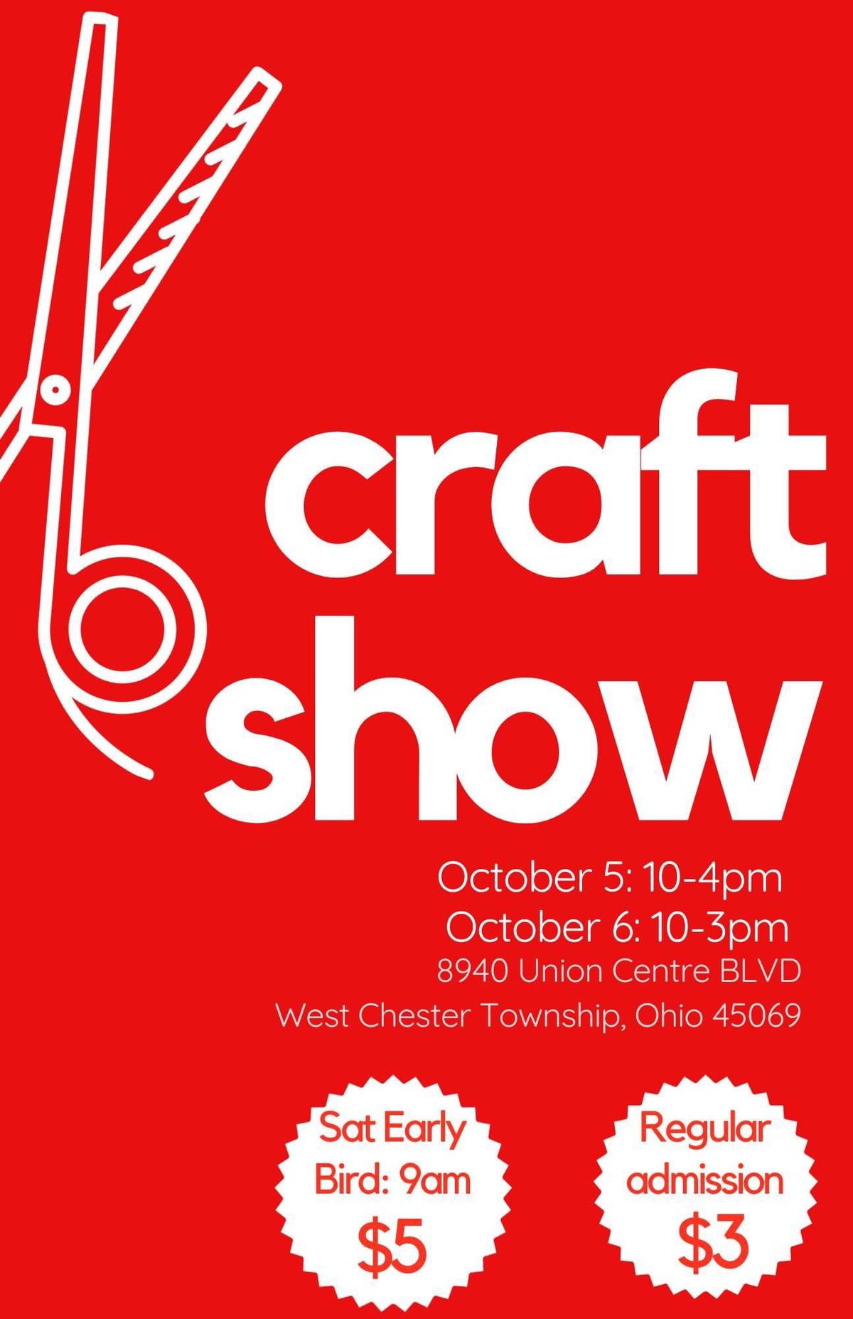 Craft Show Lakota West High School, Beckett Ridge, OH October 6, 2024