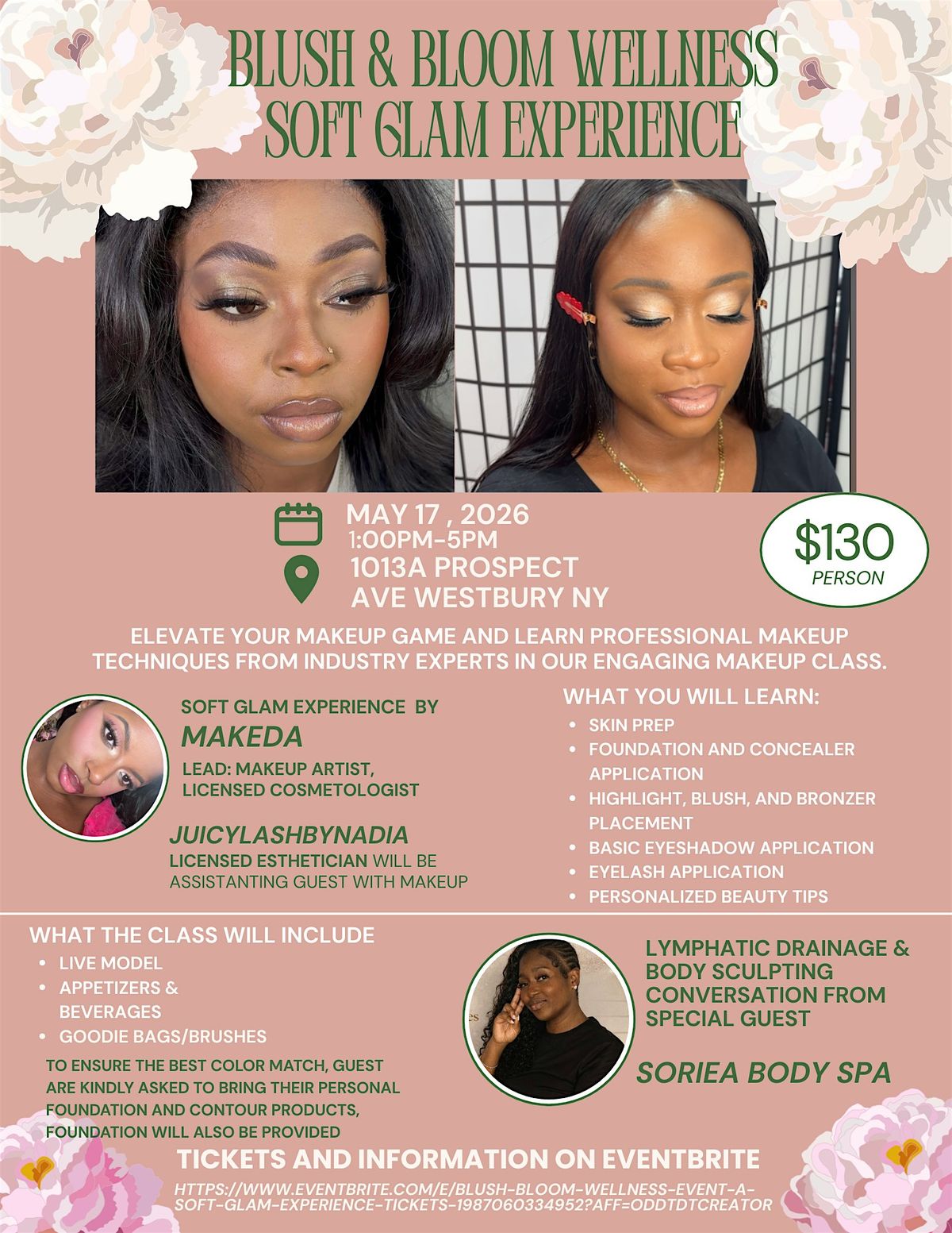 Blush & Bloom Wellness Event: A Soft Glam Experience