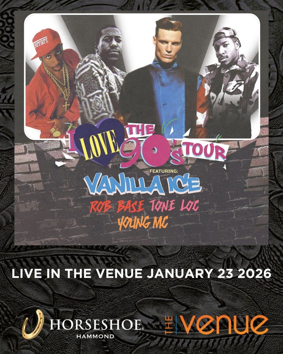 I Love The 90's Tour: Vanilla Ice  Tone Loc  Rob Base & Young MC