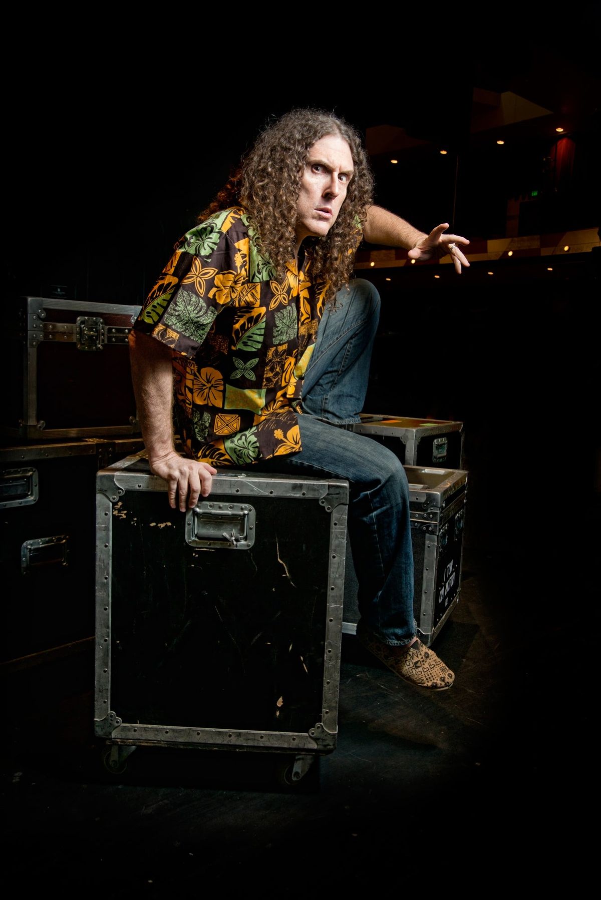 Weird Al Yankovic with Puddles Piddy Party