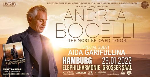 Andrea Bocelli Tour 2022 - Hamburg