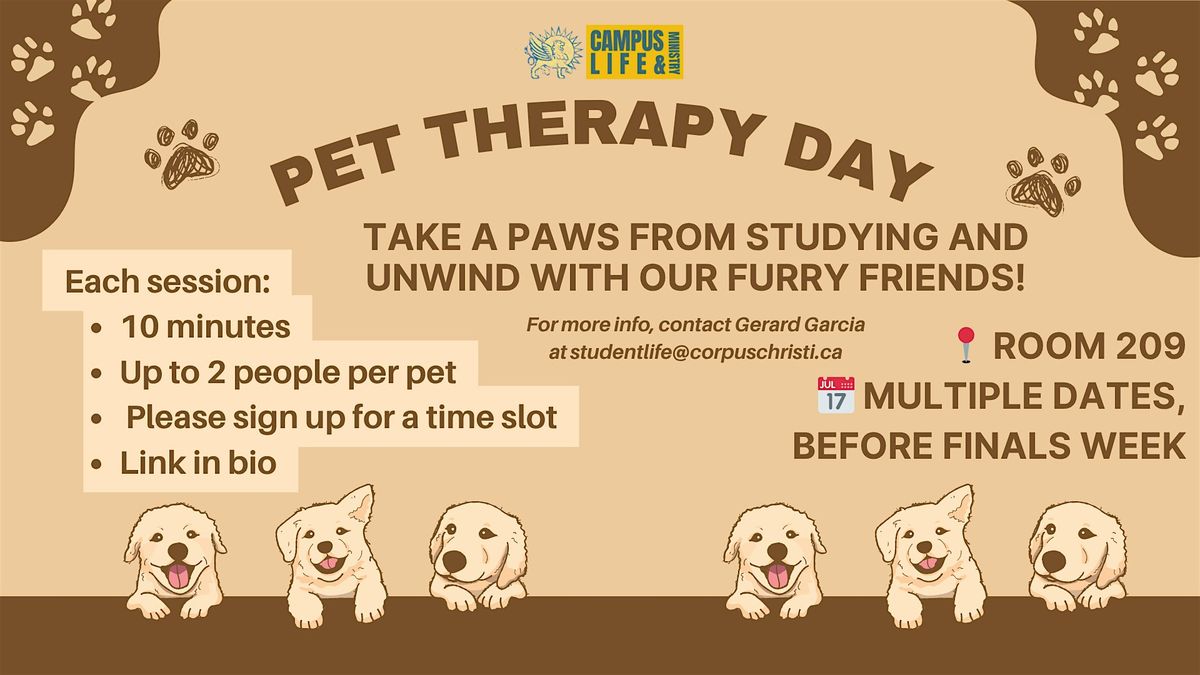 Pet Therapy Day