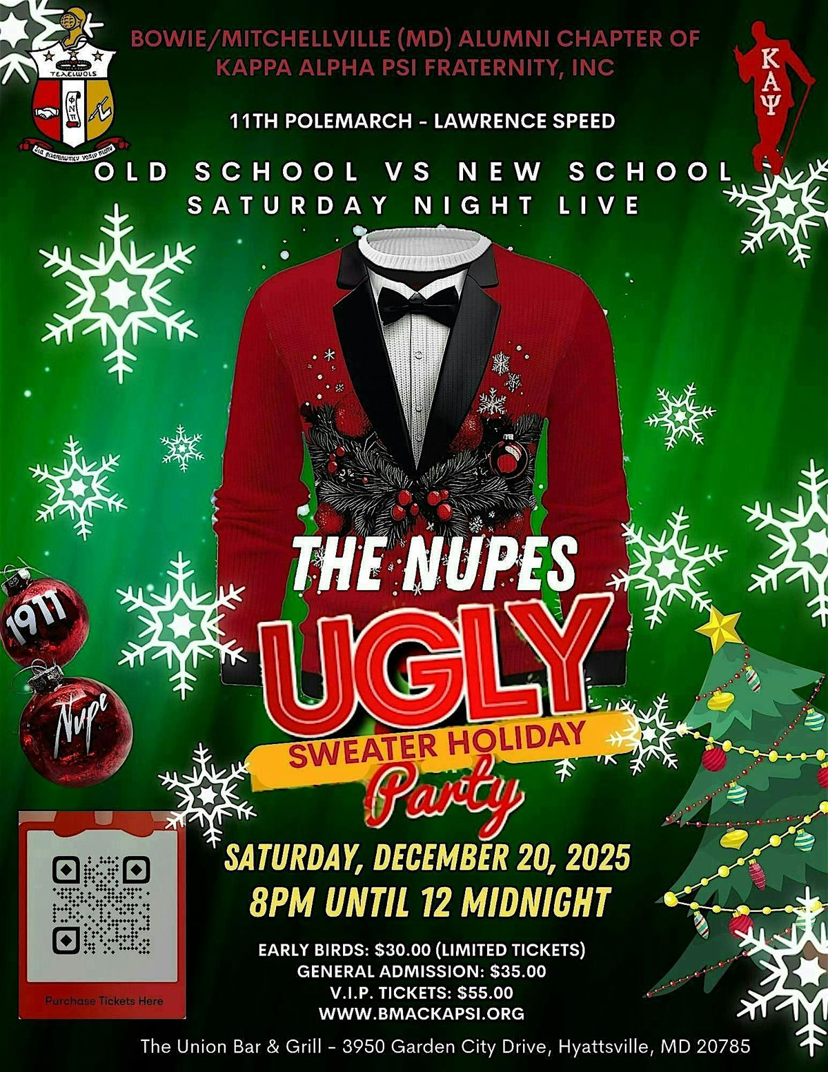 The Nupes Ugly Sweater Holiday Party