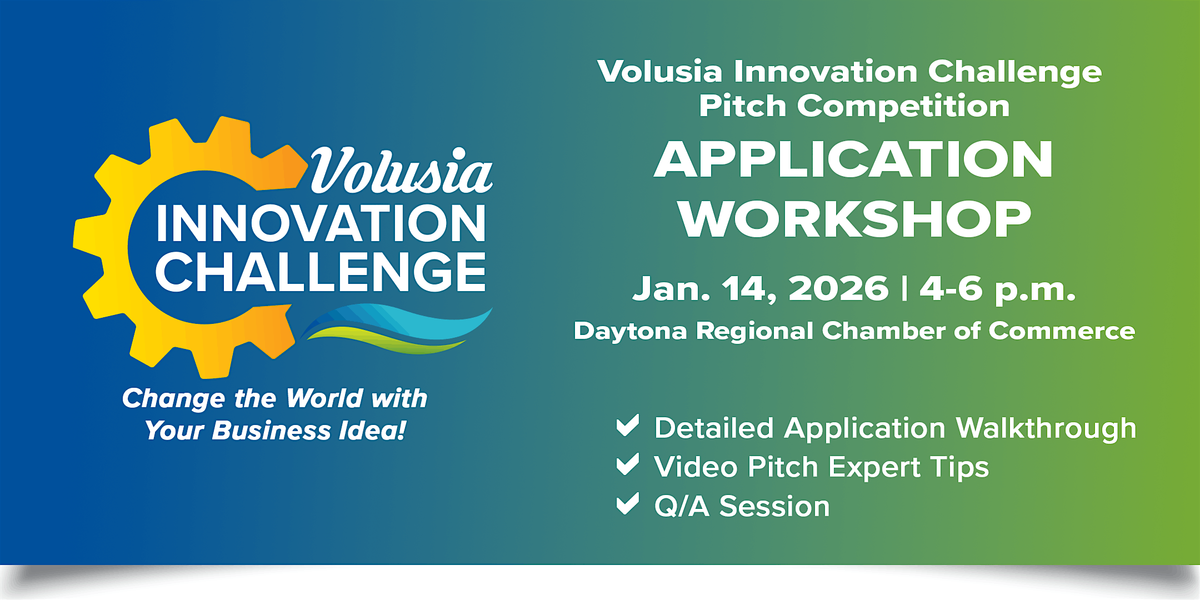 2026 Volusia Innovation Challenge  Application Workshop - Jan. 14