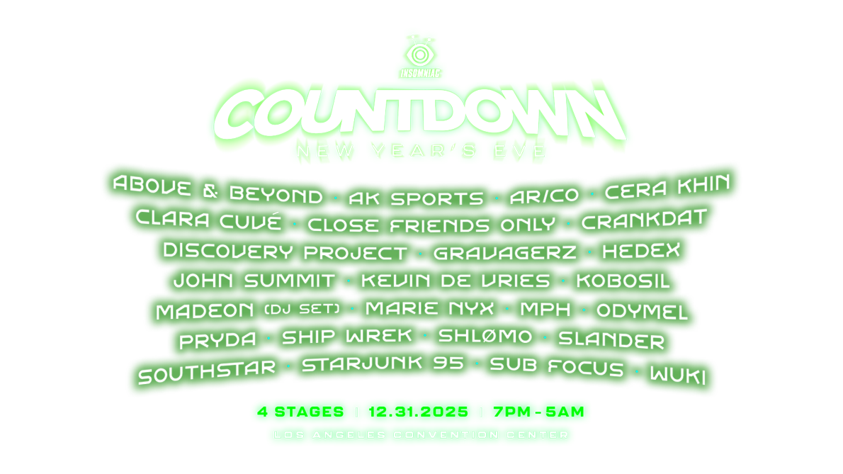 Parking Countdown NYE SoCal (18+)