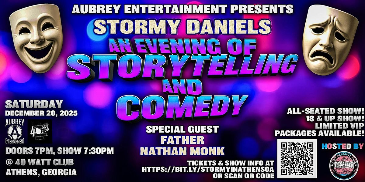 An Evening of Storytelling & Comedy with Stormy Daniels @ 40 Watt Club