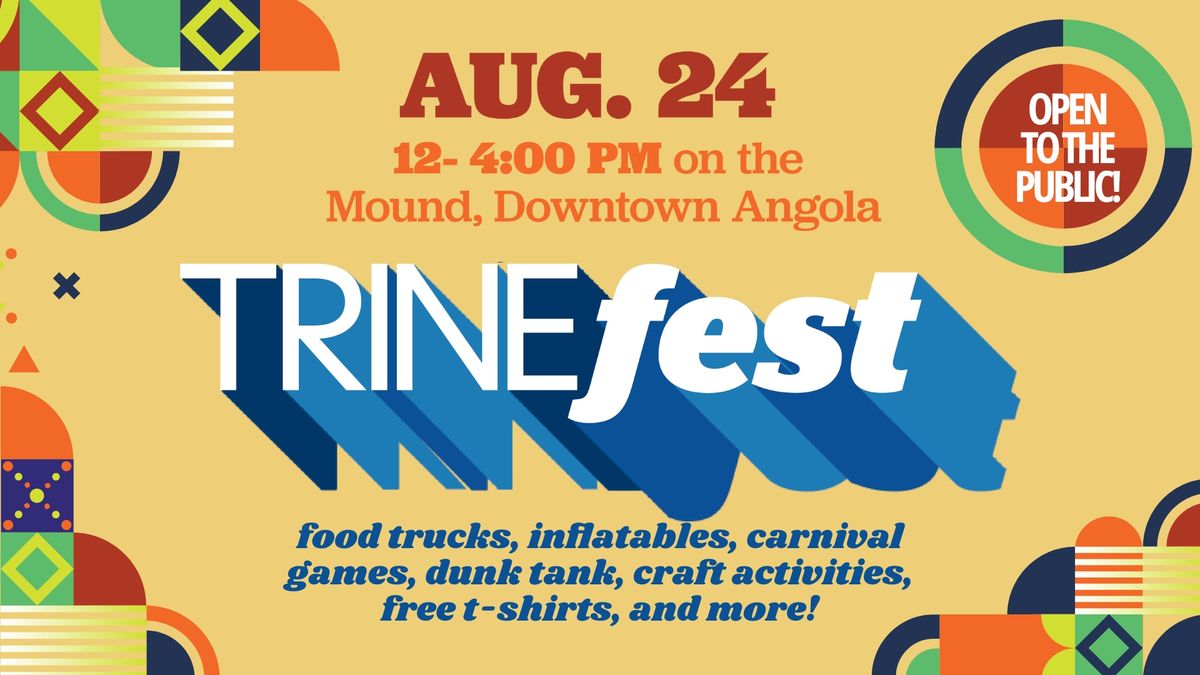 TrineFest 2024 Downtown Angola August 24, 2024