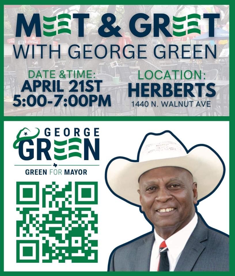 Meet NB Mayor Candidate Green at Herberts Herbert's, New