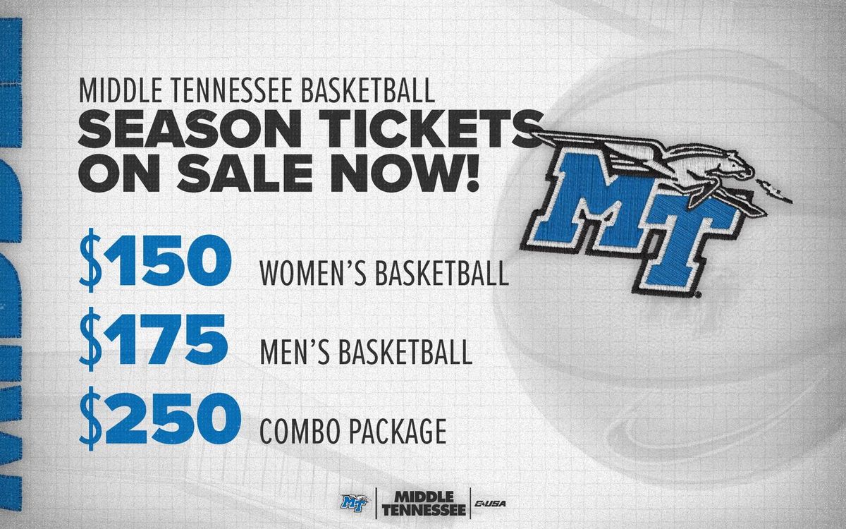 Parking Tennessee State Lady Tigers at Middle Tennessee Blue Raiders Womens Basketball