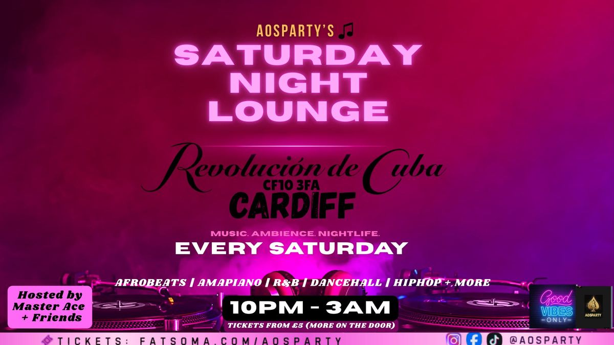 \u2660\ufe0f Saturday Night Lounge #AOSLounge - 15th November \u2660\ufe0f