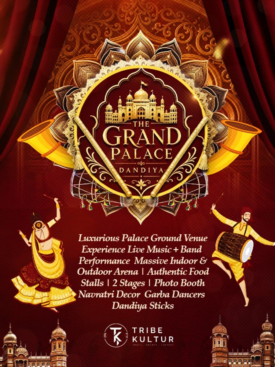 The Grand Palace Dandiya at Palace Ground at Shringar Palace Garden ...