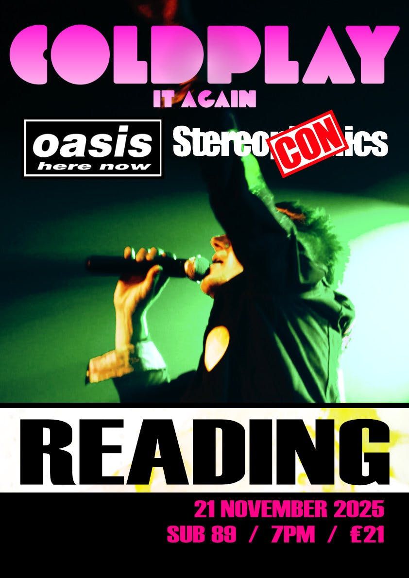 Coldplay, Oasis and Stereophonics - Tribute Triple Bill