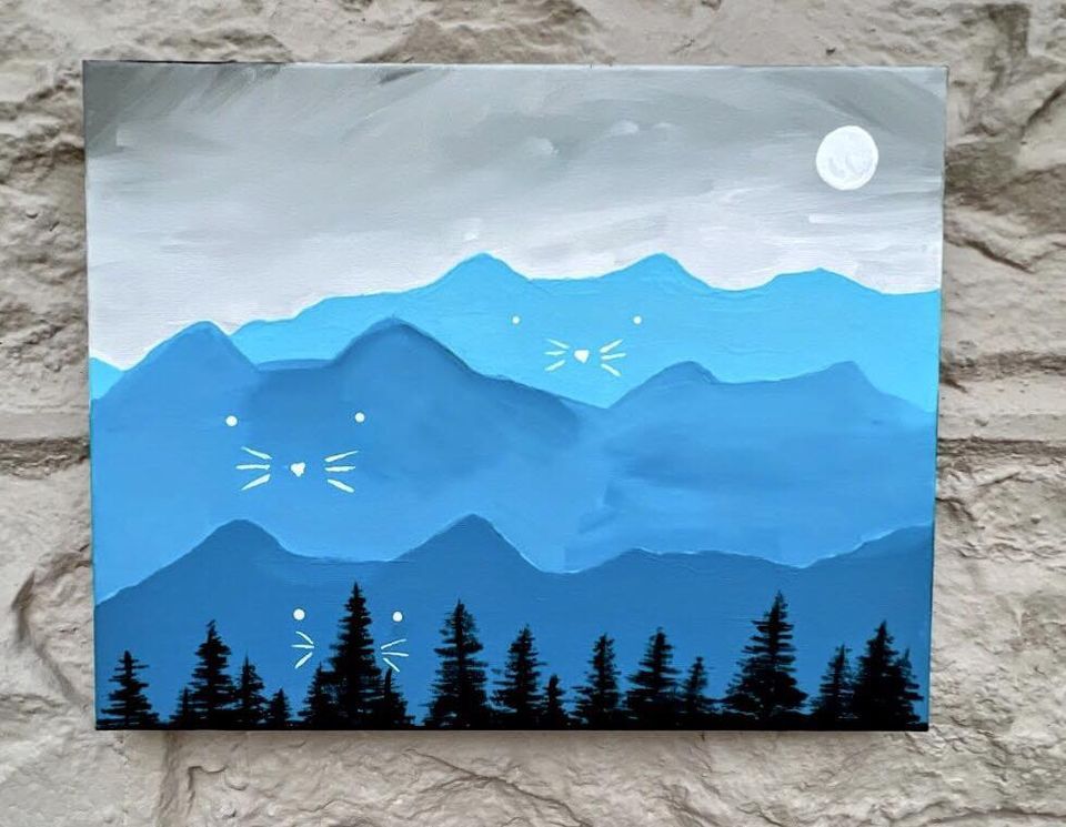 Purr, Paint, Sip Art Class with Kittens