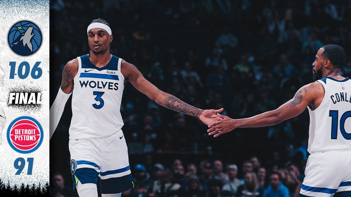 Parking Detroit Pistons at Minnesota Timberwolves