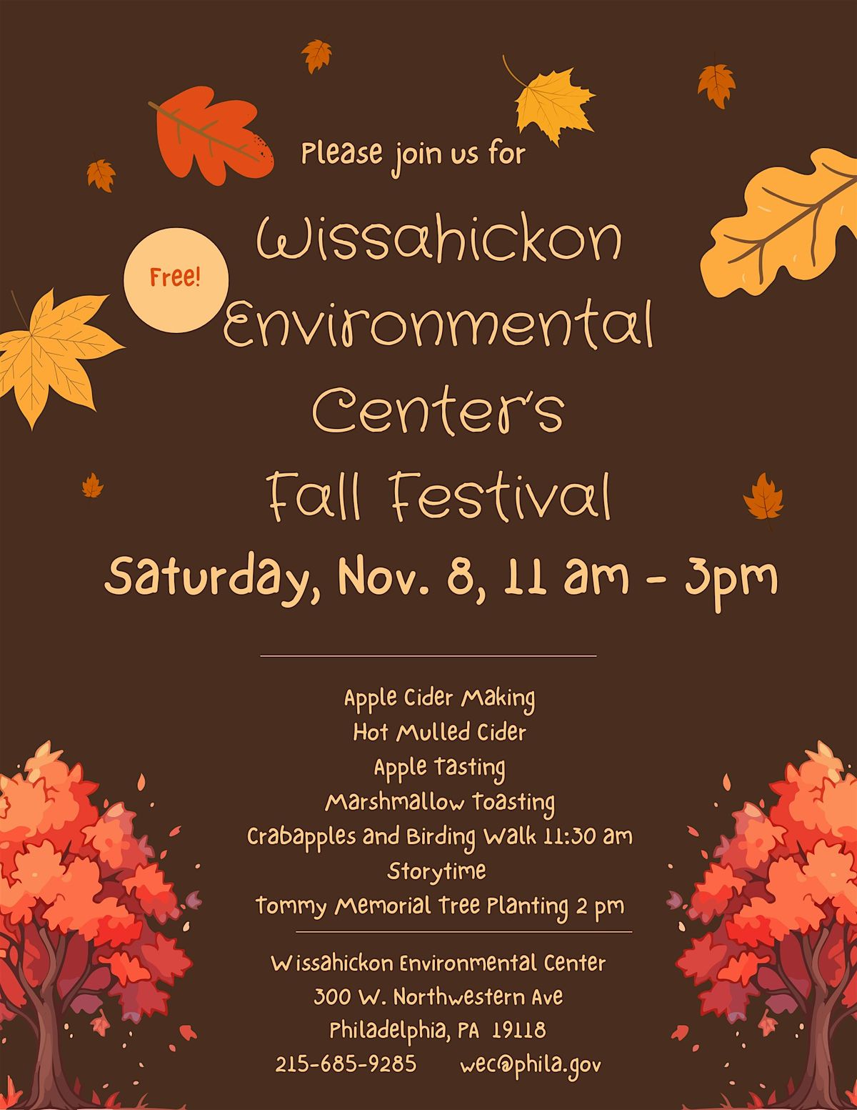 Wissahickon Environmental Center's Fall Festival