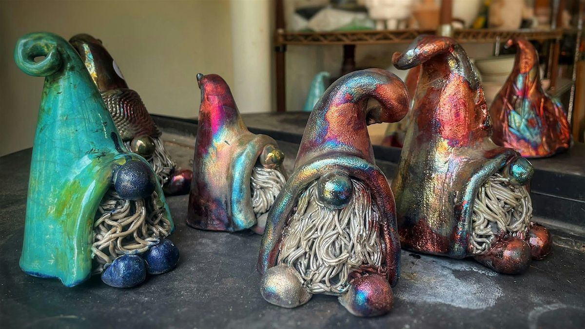 Raku Workshop:  Paint & Fire Gnomes