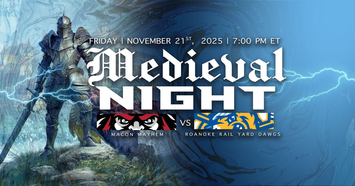 Roanoke Rail Yard Dawgs at Macon Mayhem at Macon Coliseum