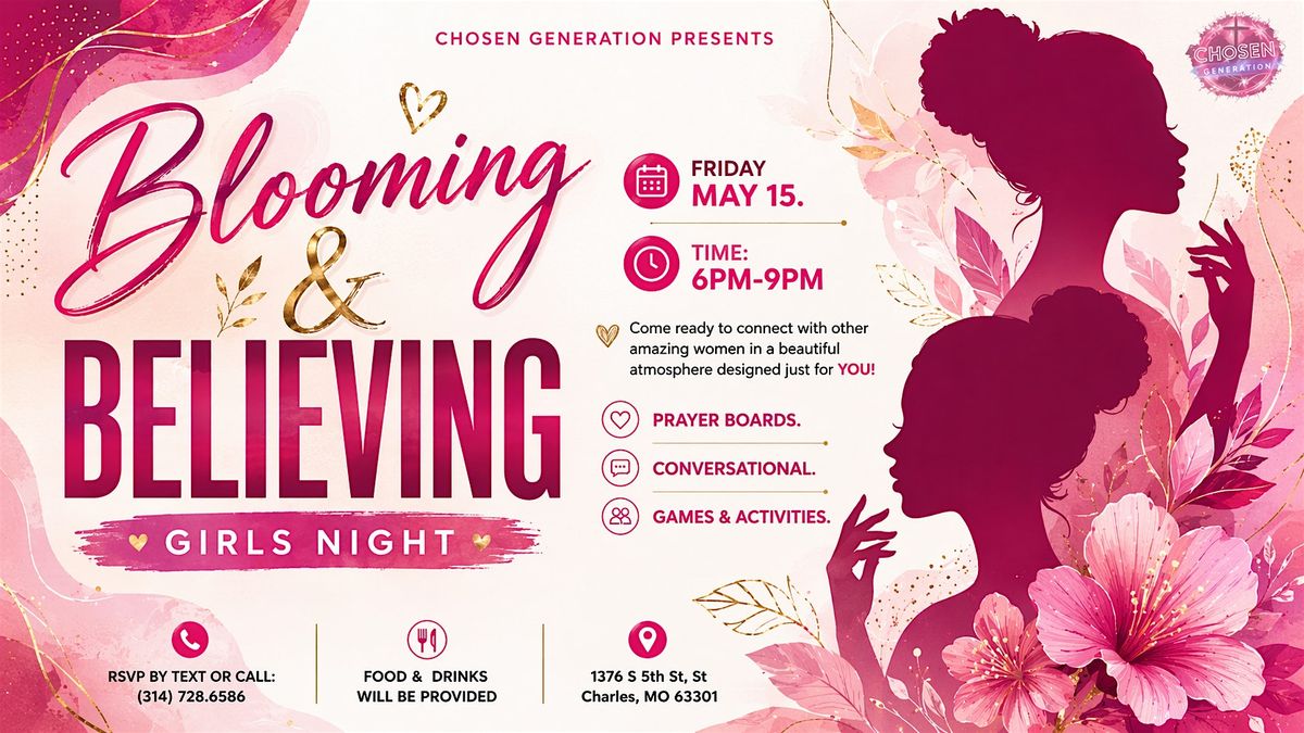 Chosen Generation Y.A: Blooming & Believing Girls Night