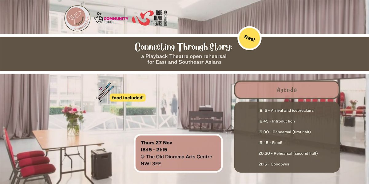 Connecting Through Story: a Playback Theatre open rehearsal (for ESEAs)