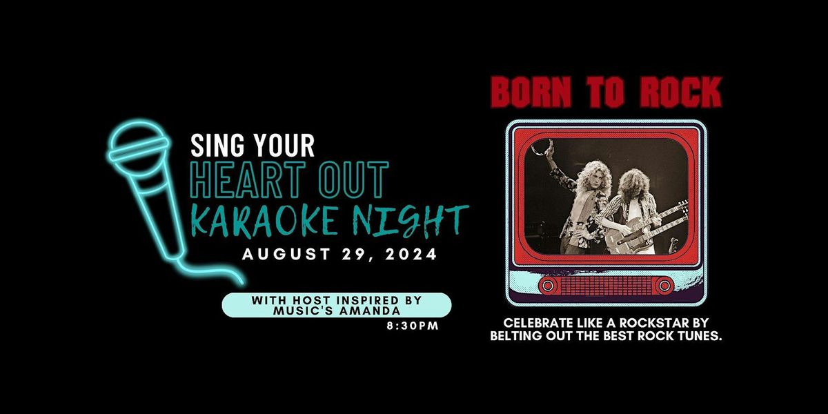 Born to Rock Themed Karaoke