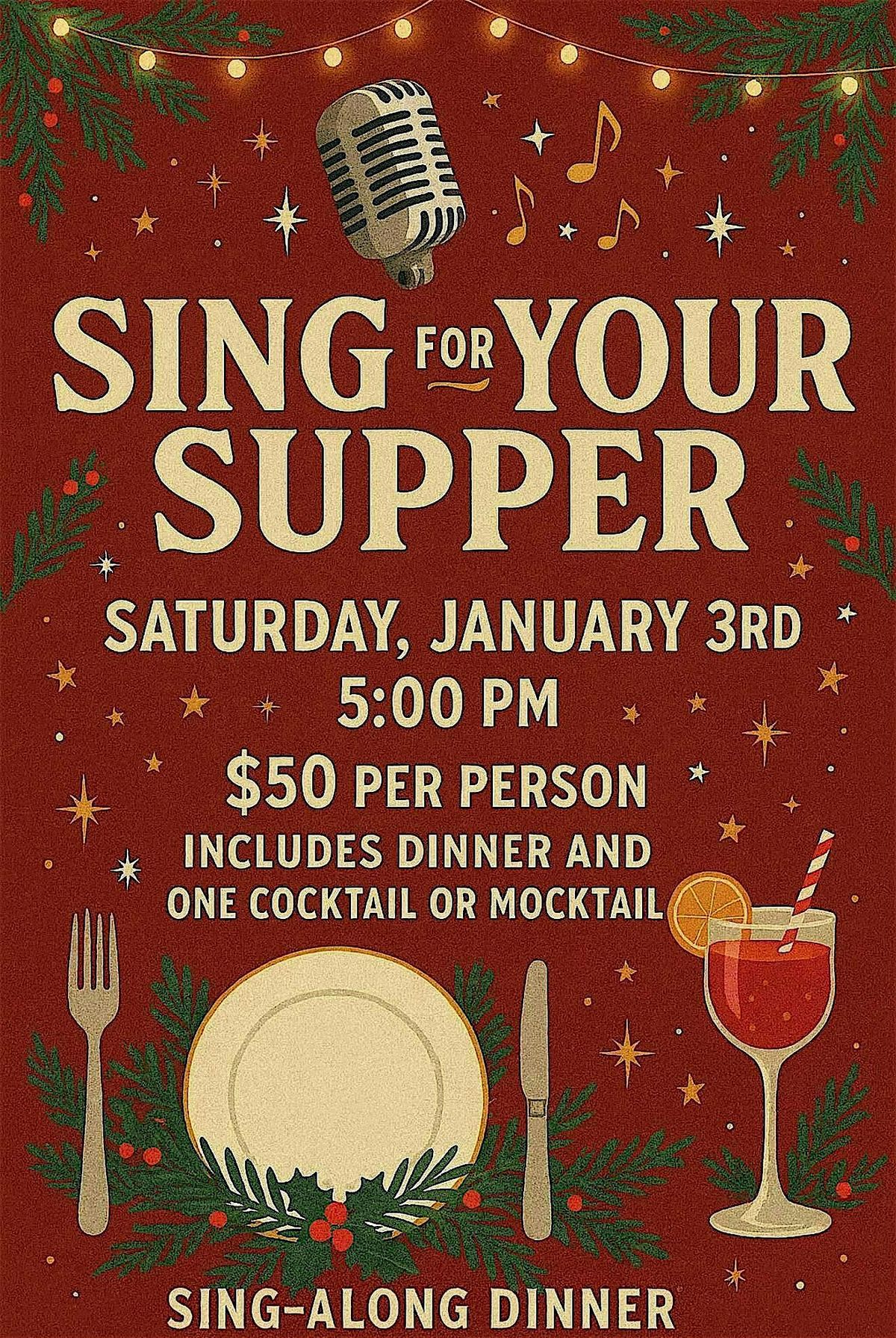 Sing For Your Supper