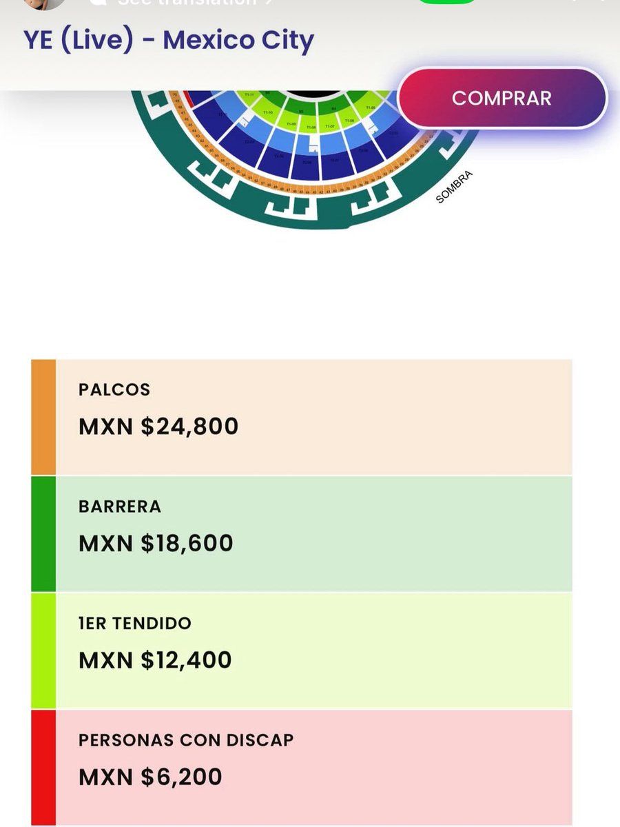 Ye Mexico City Tickets
