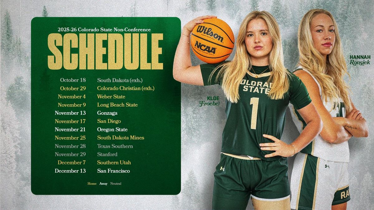 Parking Southern Utah Thunderbirds at Colorado State Rams Womens Basketball
