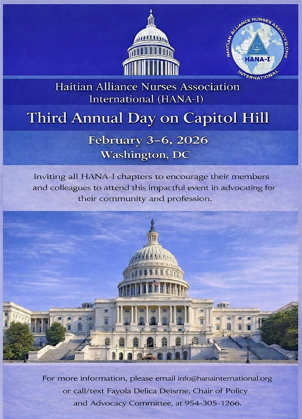 HANA-I Third Annual Day on Capitol Hill at 525 New Jersey Ave NW ...