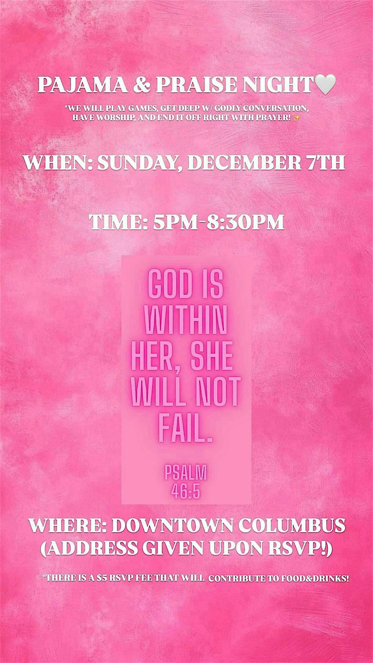 PAJAMA & PRAISE NIGHT