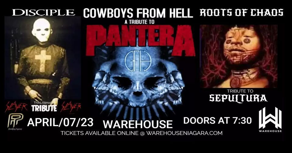Cowboys From Hell (Pantera), Disciple (Slayer) & Roots of Chaos ...