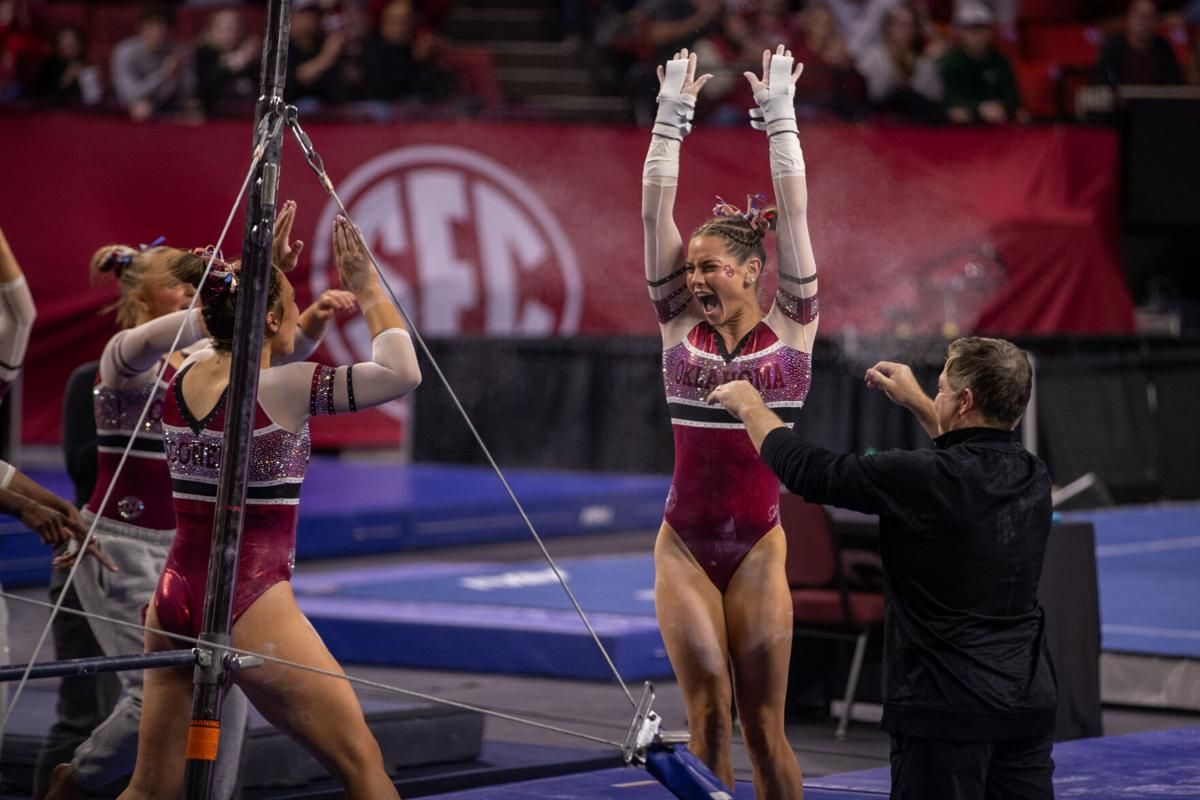 Parking Oklahoma Sooners at Michigan Wolverines Womens Gymnastics