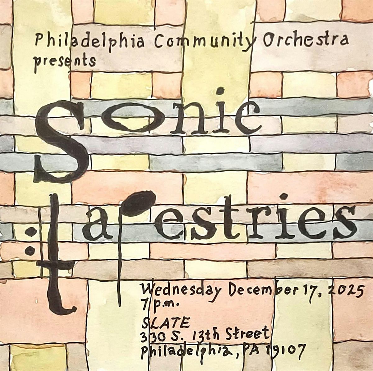 Philadelphia Community Orchestra Presents: Sonic Tapestries