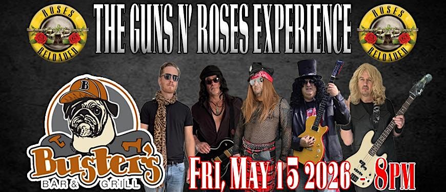 GnR tribute (Roses Reloaded) rockin' Busters Bar & Grill